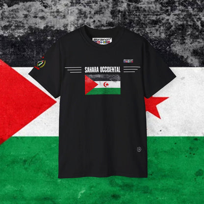 Western Sahara Flag Premium T-Shirt - Nordenatt TM