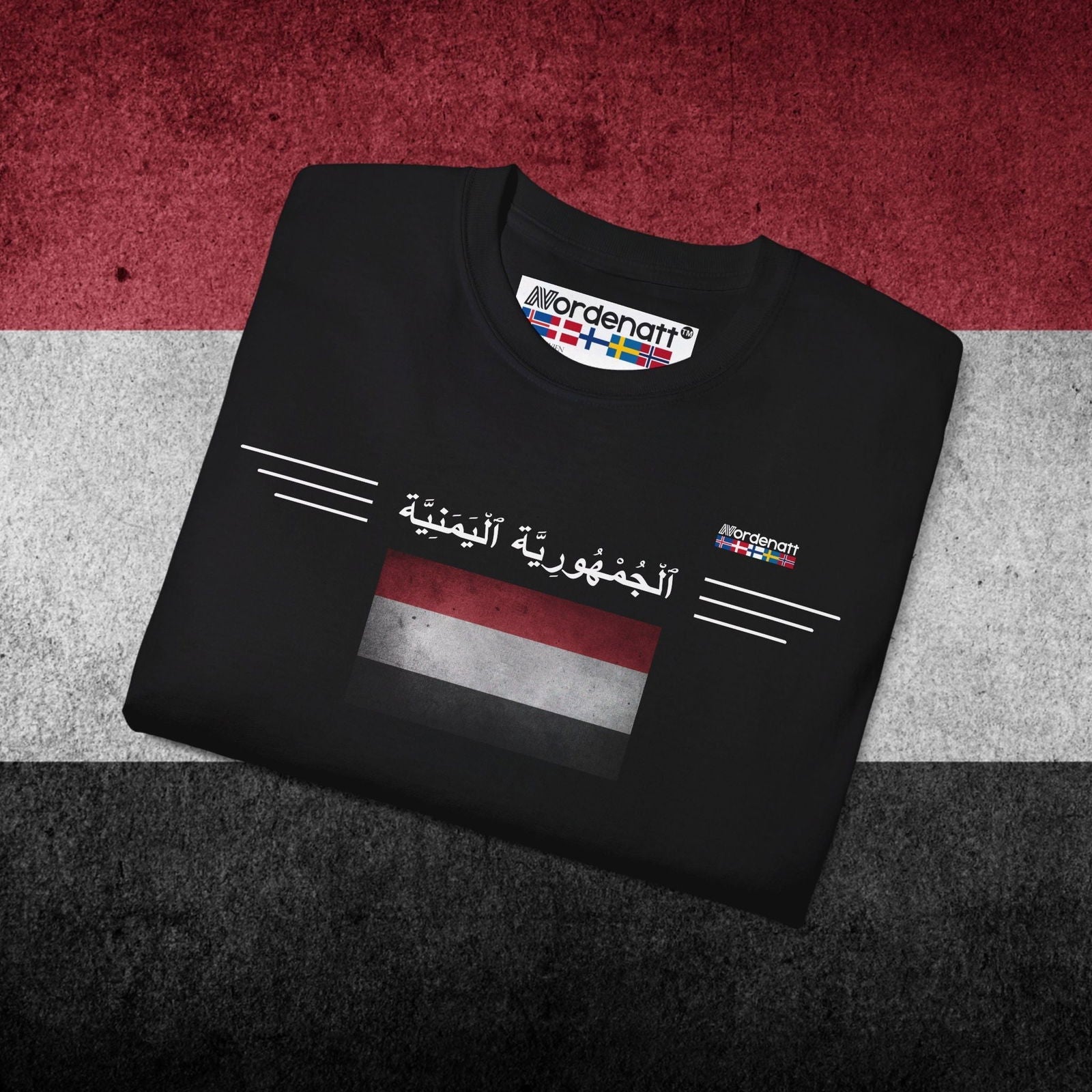 Yemen Soft Cotton Flag Tee - Nordenatt TM