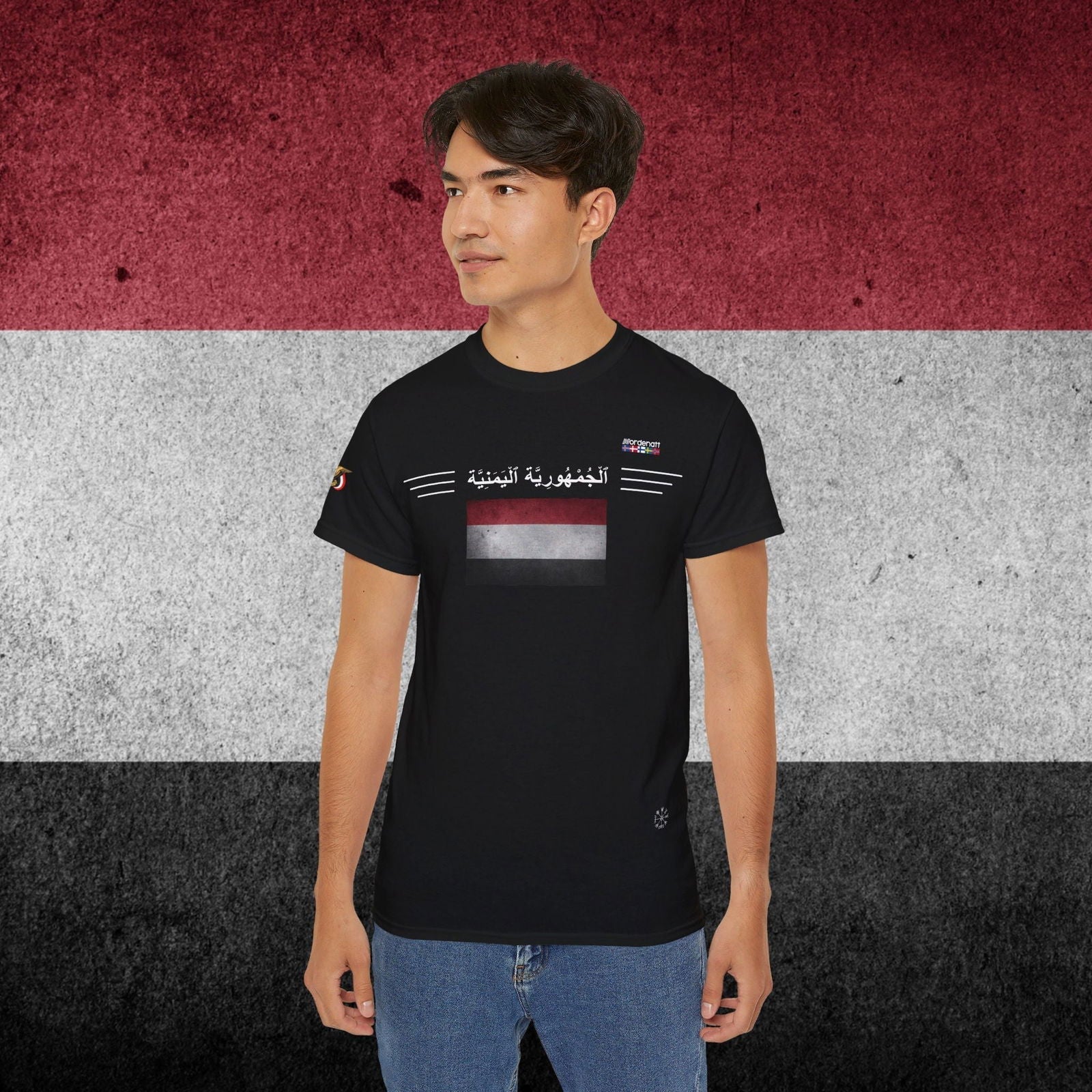 Yemen Soft Cotton Flag Tee - Nordenatt TM