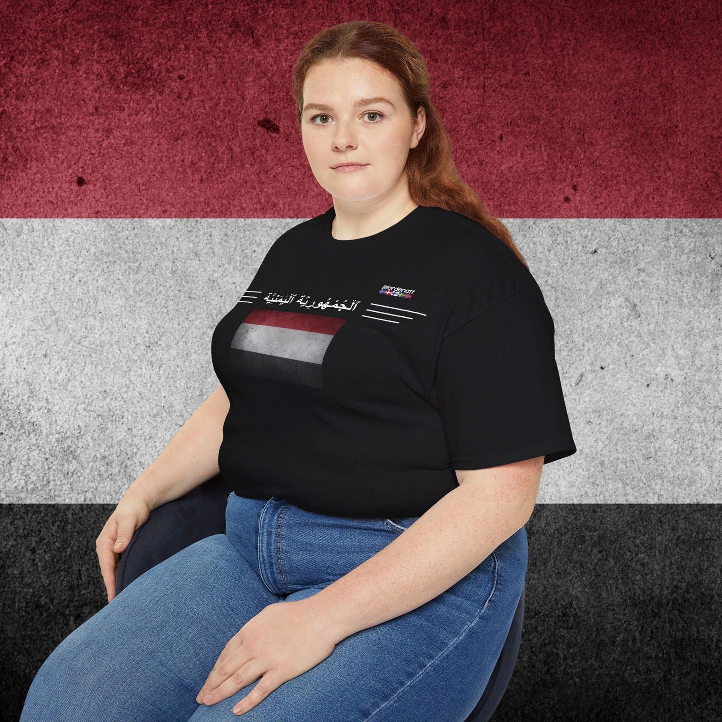 Yemen Soft Cotton Flag Tee - Nordenatt TM