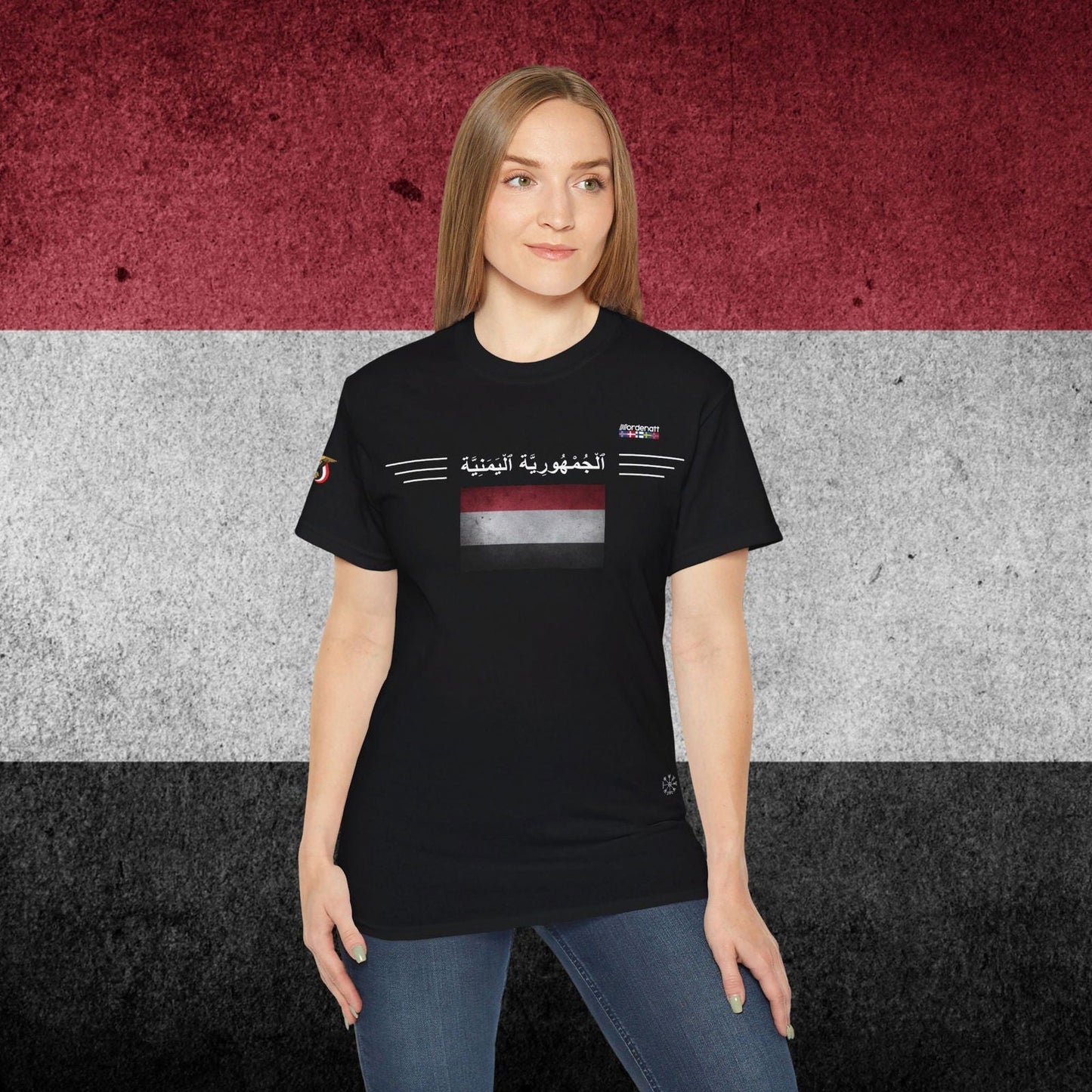 Yemen Soft Cotton Flag Tee - Nordenatt TM