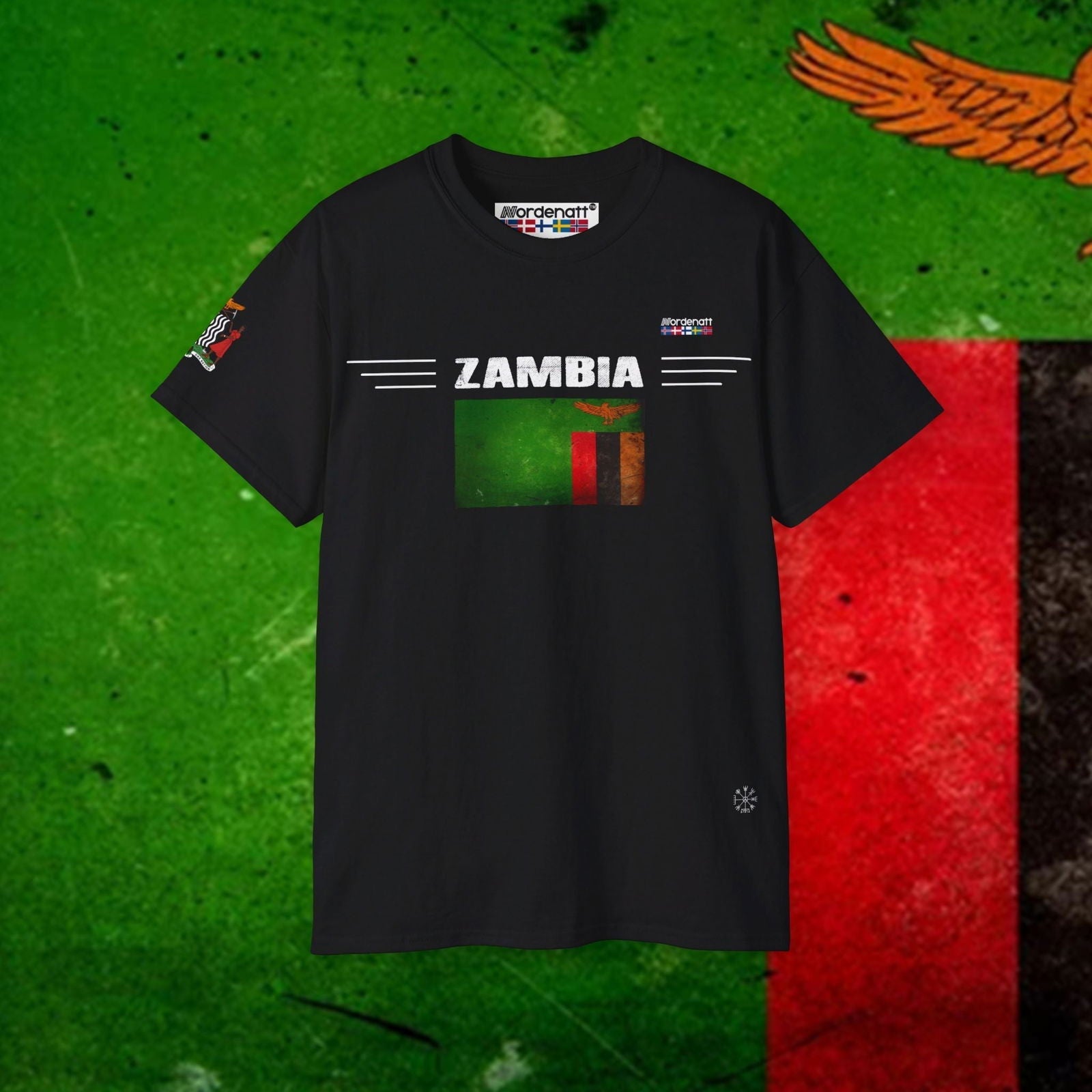 Zambia Premium Heritage Cotton T-Shirt - Nordenatt TM