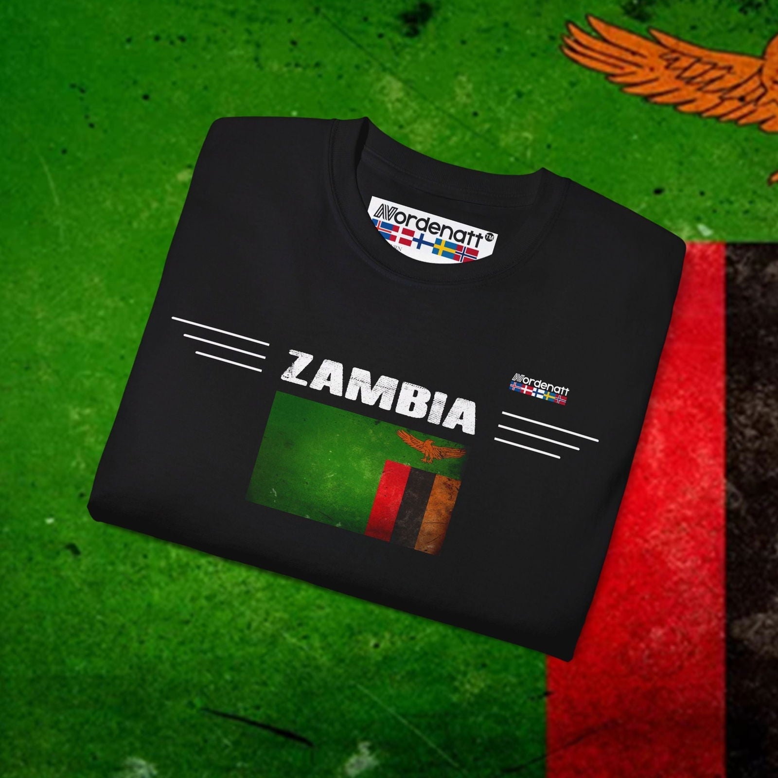 Zambia Premium Heritage Cotton T-Shirt - Nordenatt TM