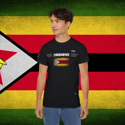 Zimbabwe Soft Cotton Flag T-Shirt - Nordenatt TM